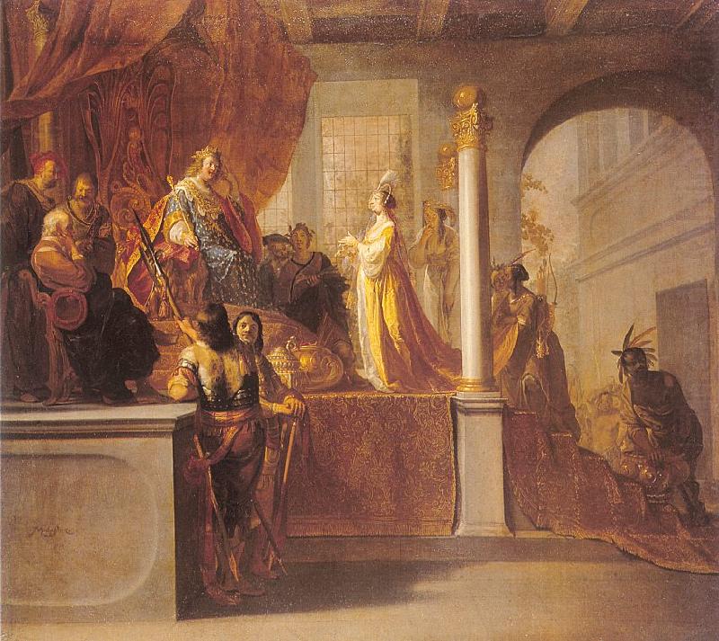 Nicolaus Knupfer The Queen of Sheba before Solomon china oil painting image